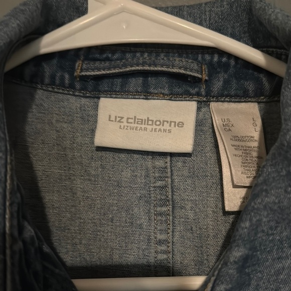 Liz Claiborne Blue Denim Jacket - Picture 5 of 7